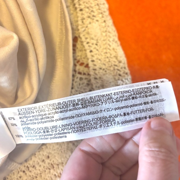 Zara cream sand boho crochet knit short sleeves long dress limited edition NWT - Picture 10 of 14